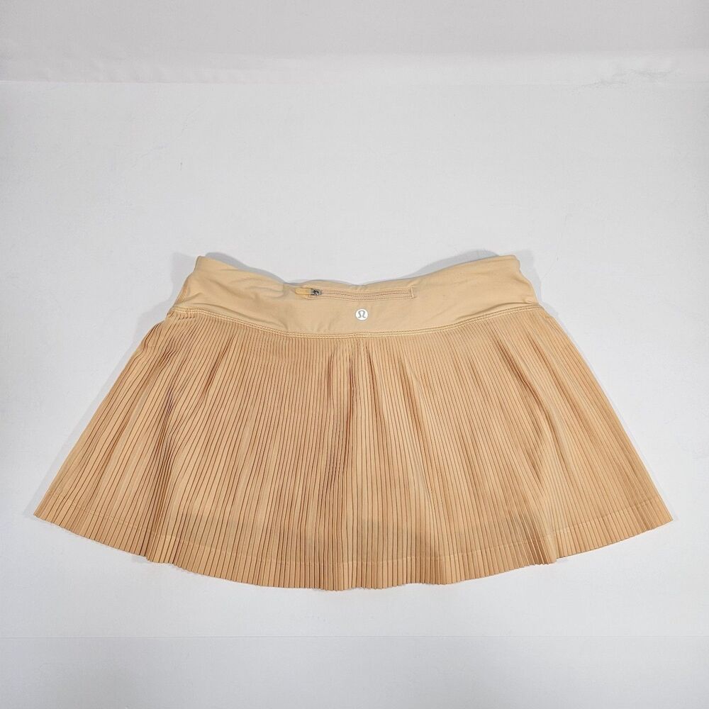 Lululemon Pleat to Street Mid-Rise Skirt in Summer Glow Size 6 Tennis Skort